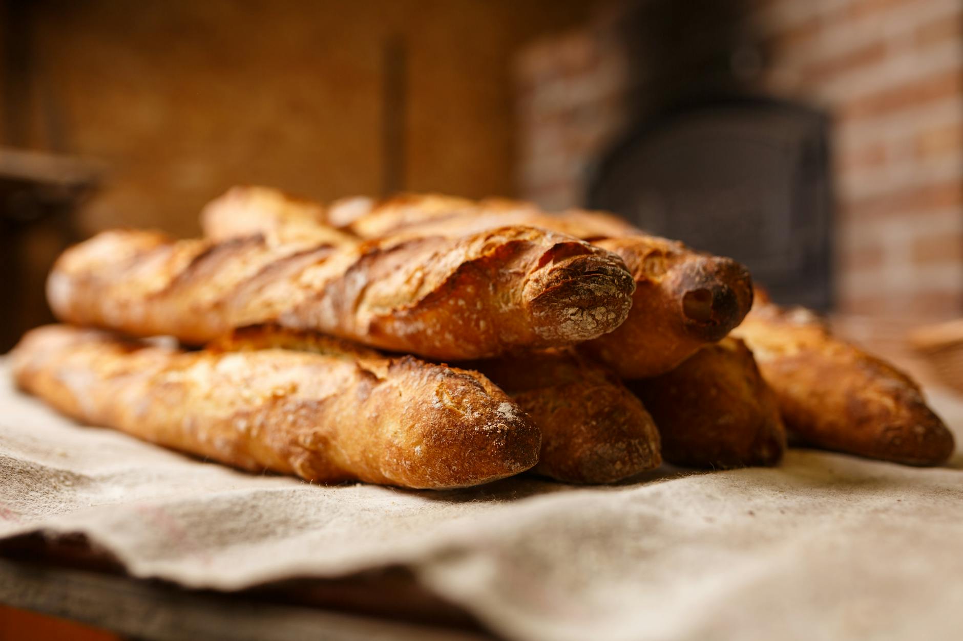 six baked breads