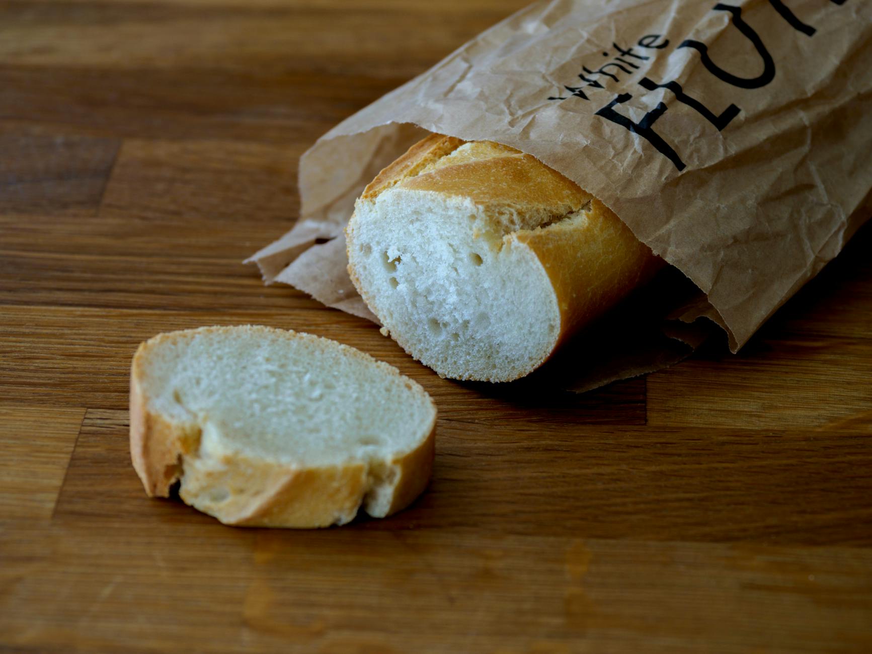 bread on brown wooden table